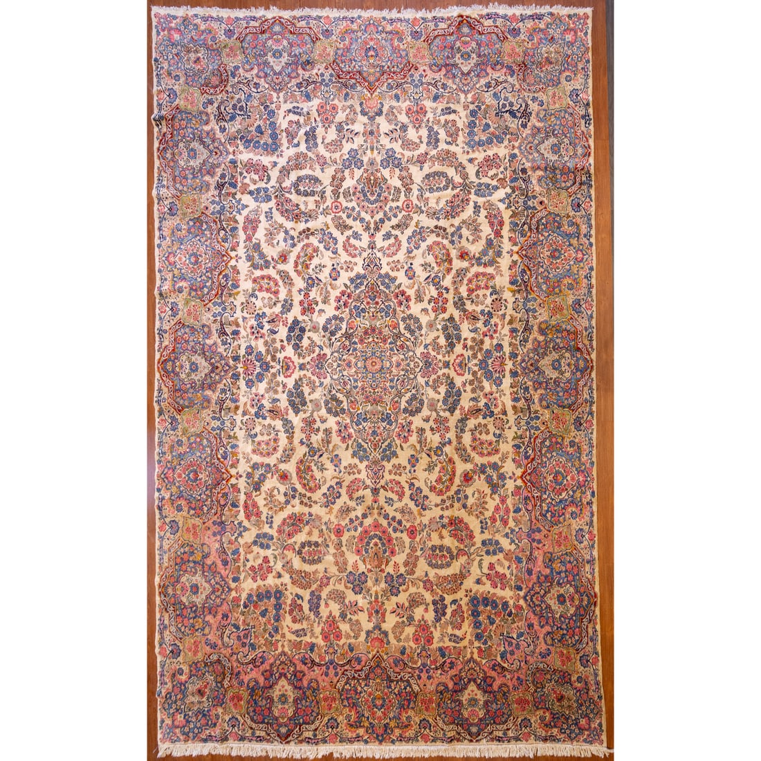 Semi-Antique Kerman Carpet, Persia, 10.9 x 15.9 (1 of 4)