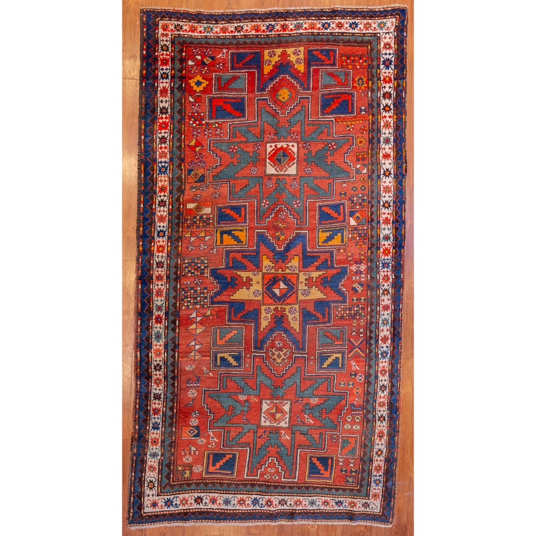 Antique Kazak Rug, Caucasus, 4.9 x 8.11 (1 of 3)