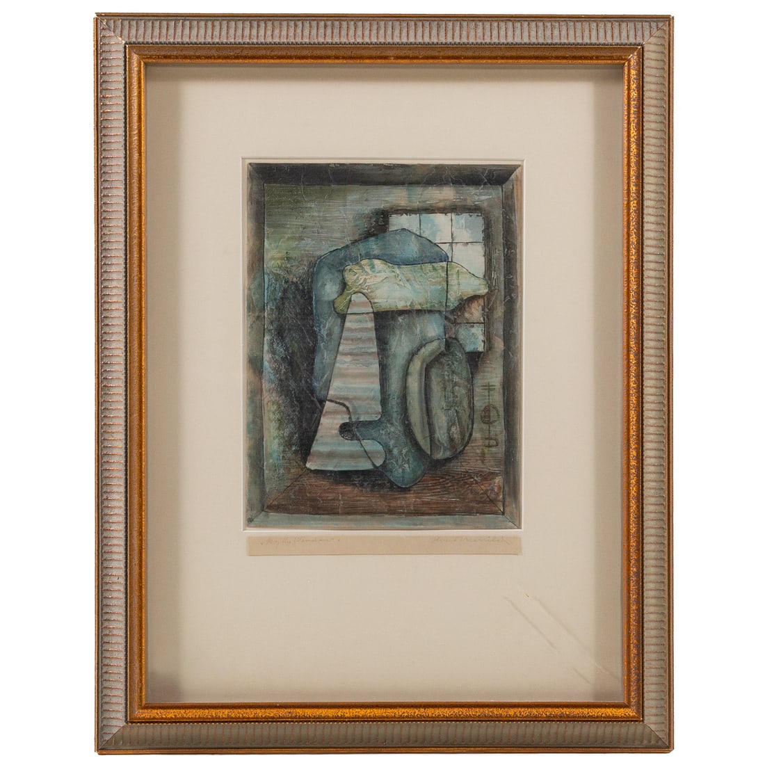 Knud Merrild. "By the Window," mixed media (1 of 4)