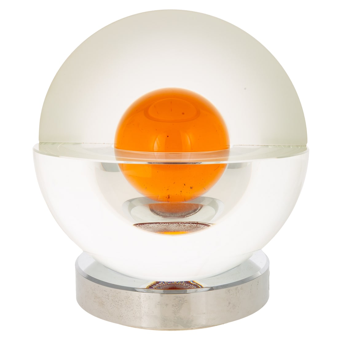 Jeffrey D. Honsberger. "The Sphere that Wasn't," glass (1 of 3)