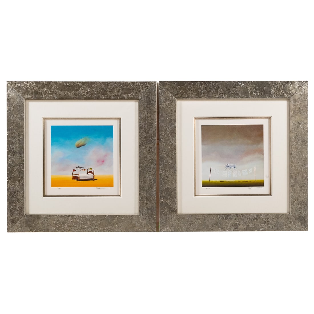 Robert Deyber. Two Surrealist Color Lithographs (1 of 6)