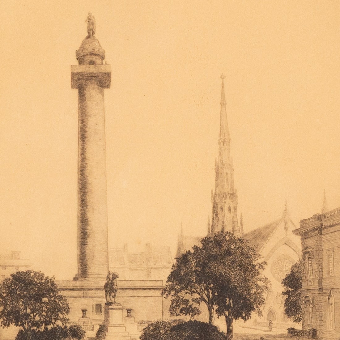 Two Edwin Tunis Framed Etchings - 2