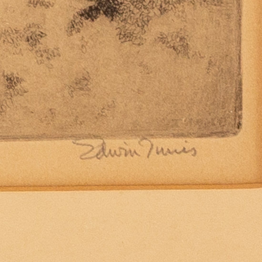 Two Edwin Tunis Framed Etchings - 3