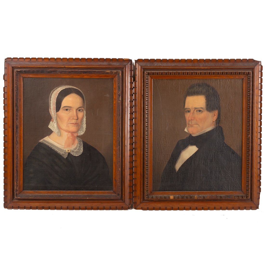 American School. A Pair of Portraits, oils (1 of 5)