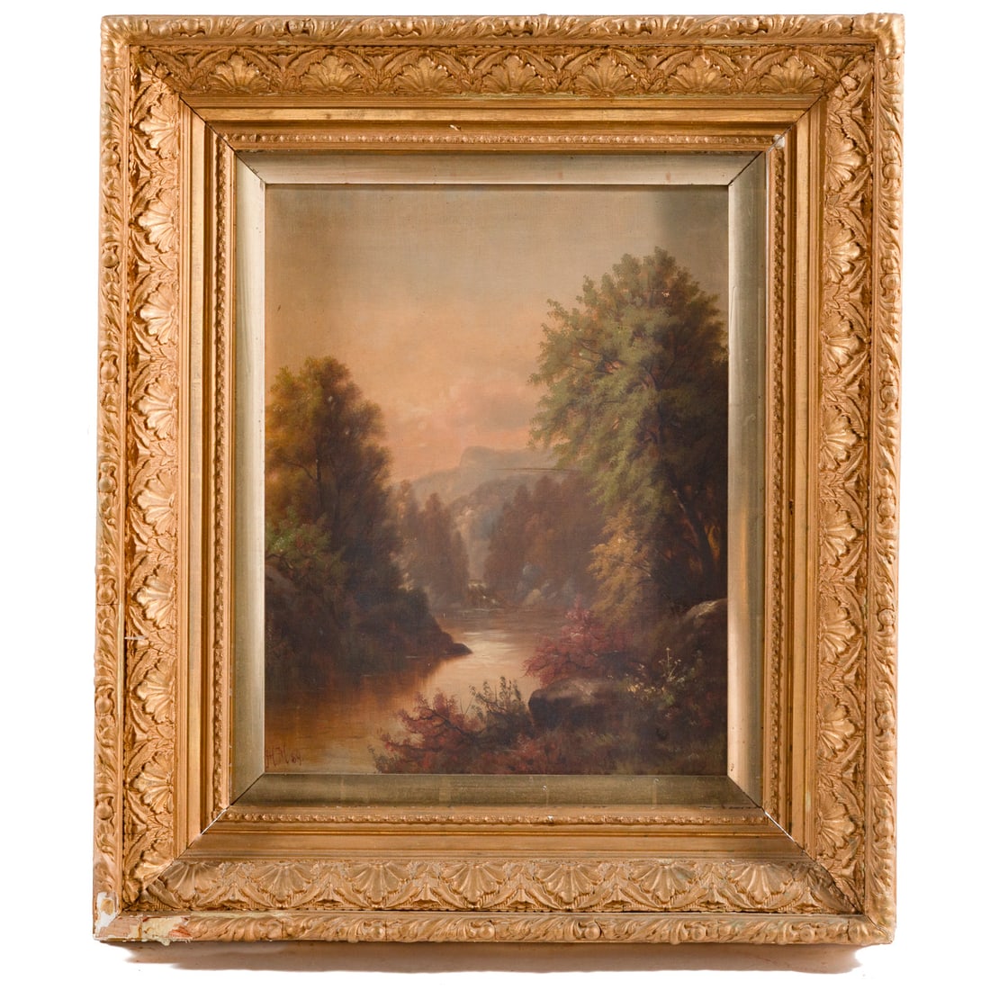 Hamilton Hamilton. Landscape with Lake, oil (1 of 5)