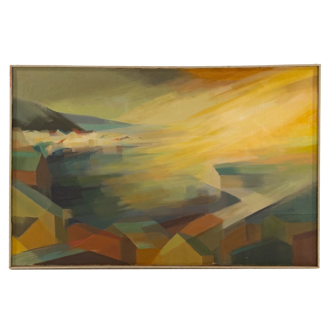 Anne Taylor. Houses & Horizon, oil (1 of 3)