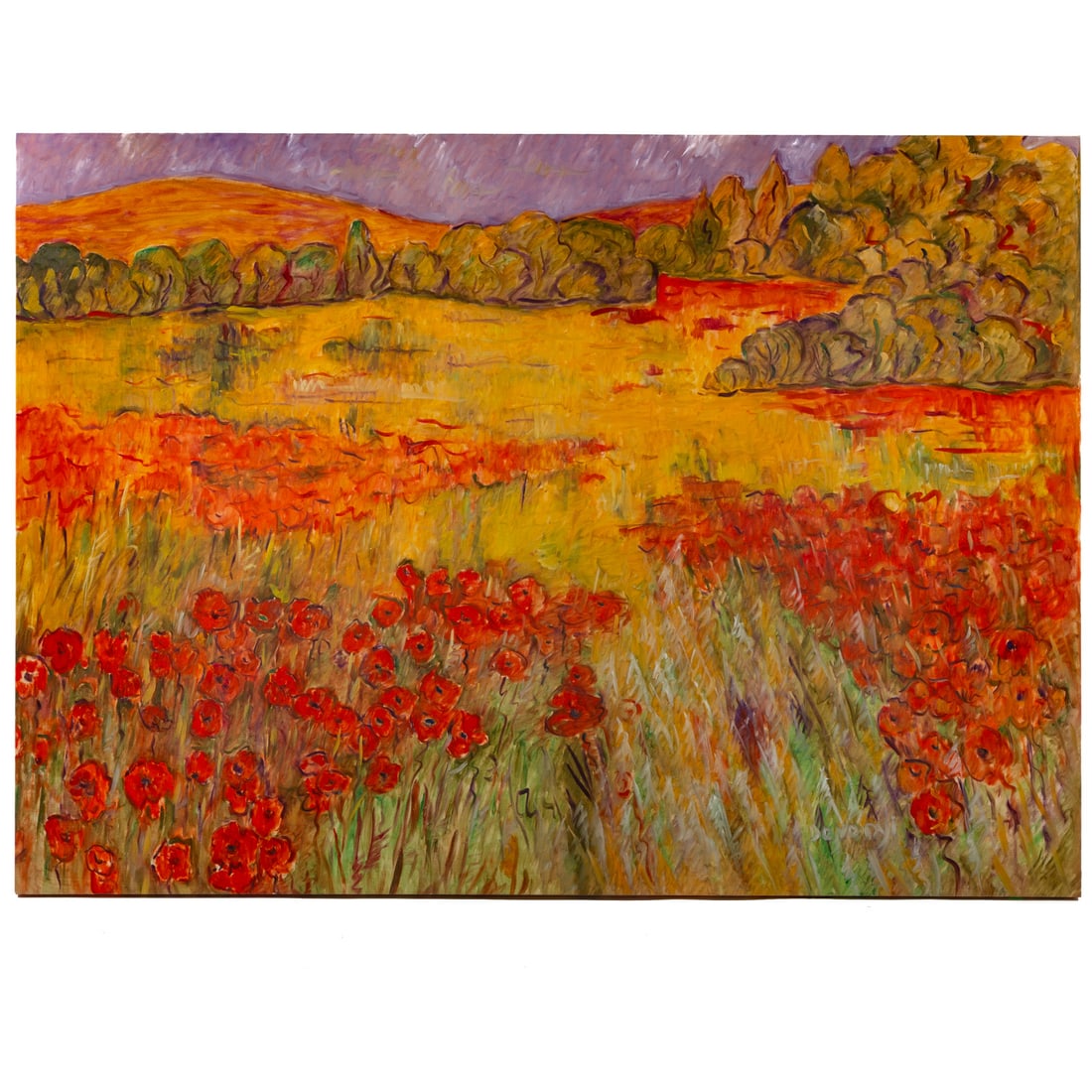 Margaret Devenyi. Field of Flowers, oil (1 of 4)