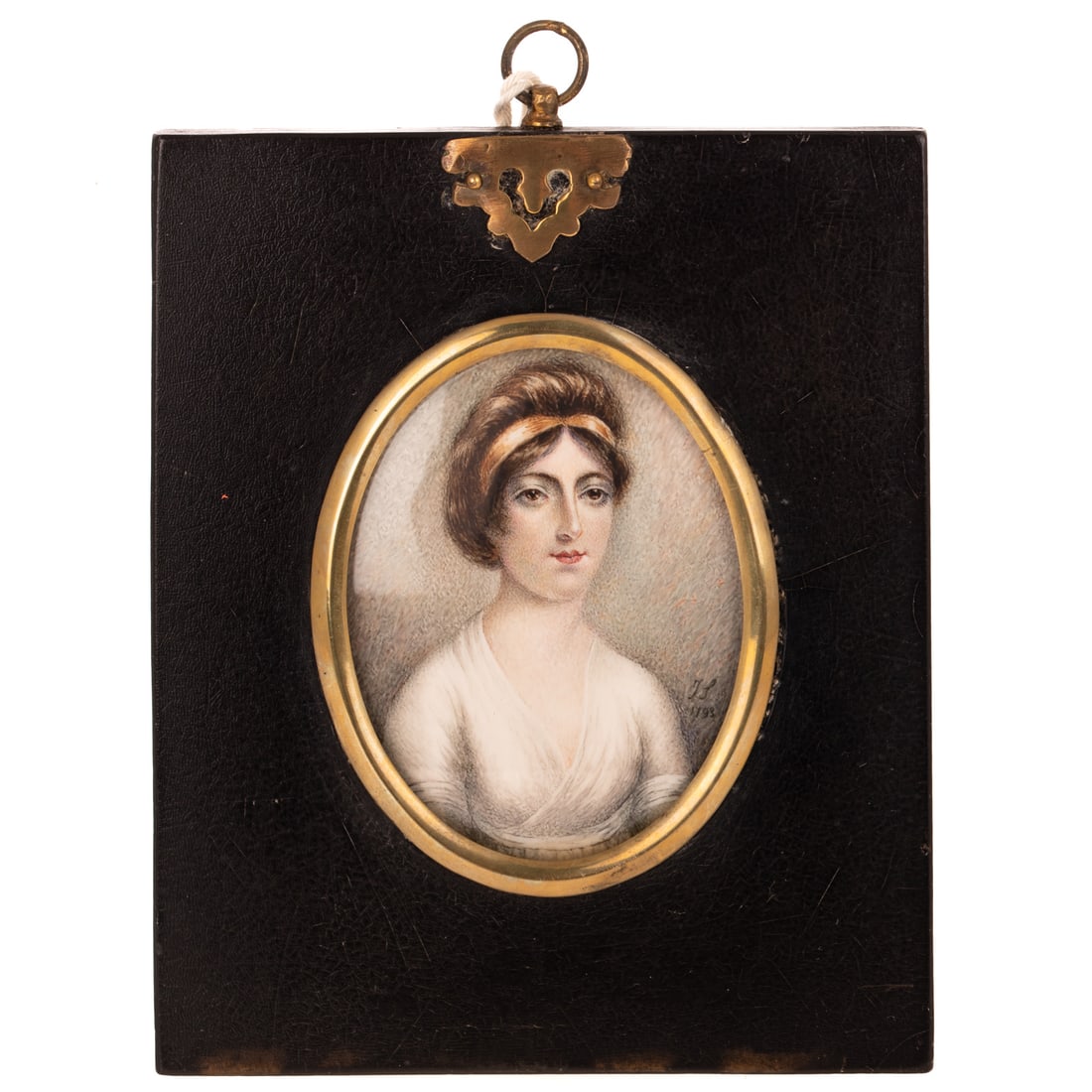 Attributed to John Smart. Louisa Cornwallis, watercolor miniature (1 of 4)
