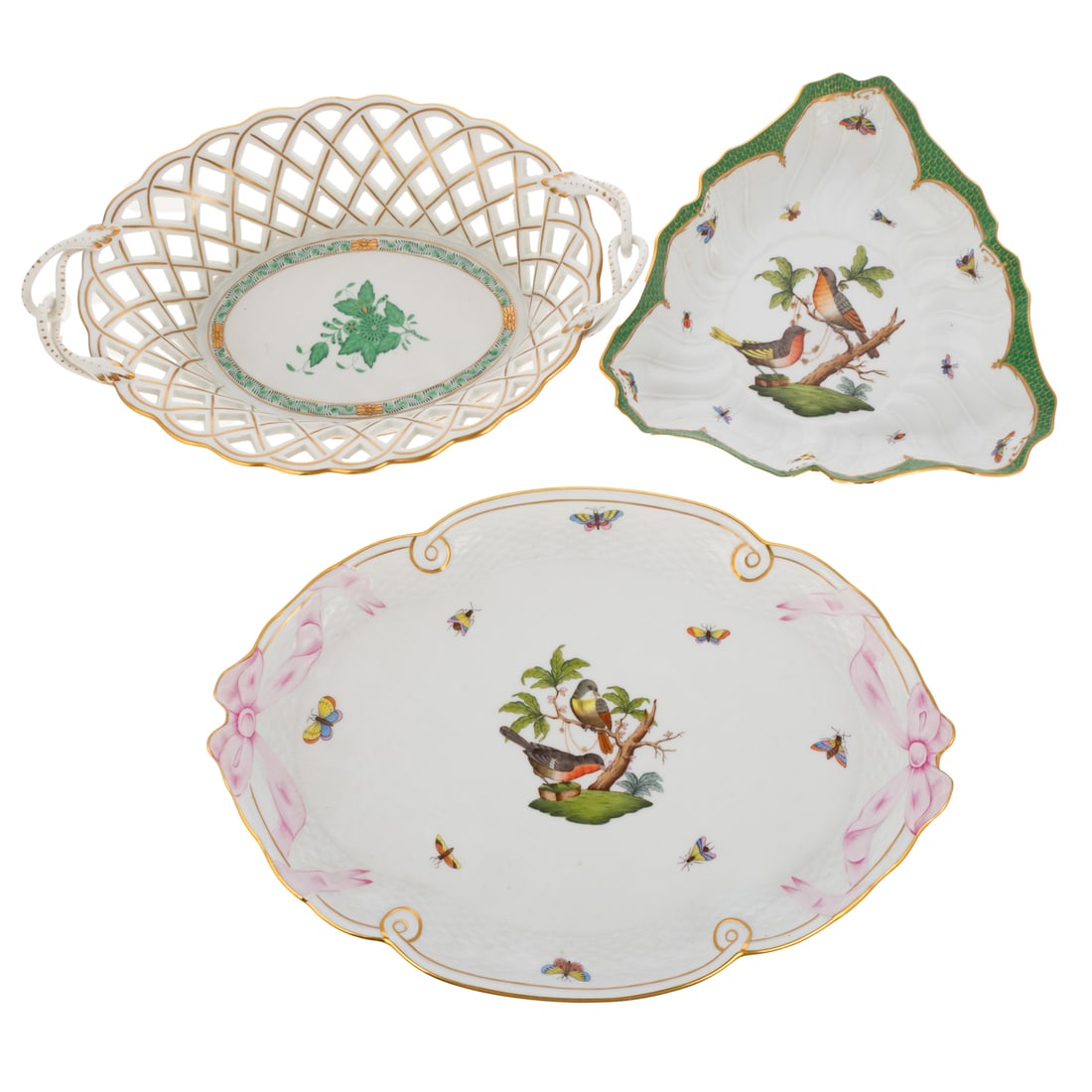 Three Pieces of Herend Porcelain (1 of 5)