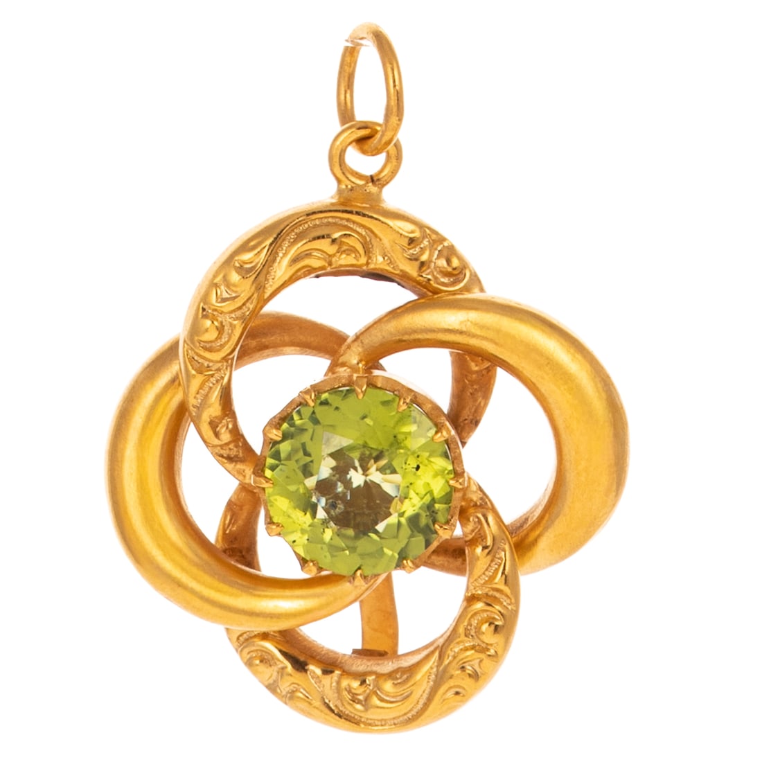 A Victorian Peridot Pendant in 9K (1 of 3)