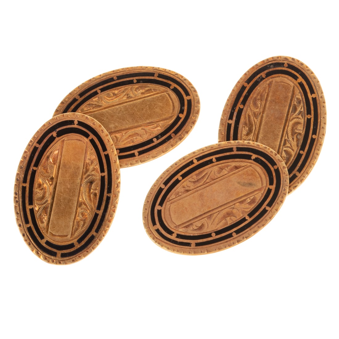 An Antique Pair of Cufflinks in 14K (1 of 3)