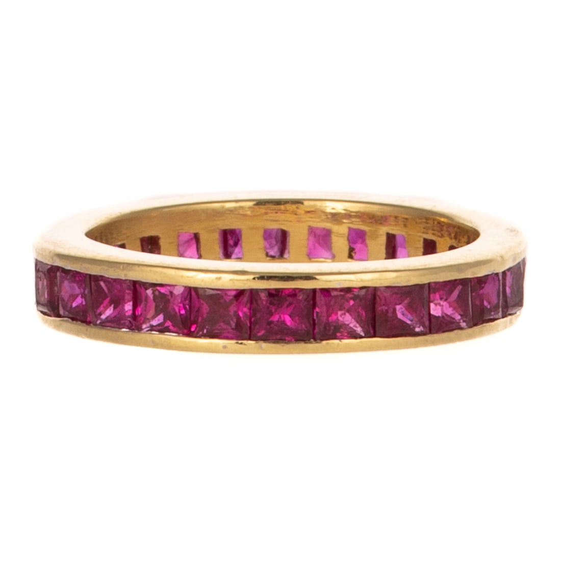 A 3.50 ctw Ruby Eternity Band in 18K (1 of 3)