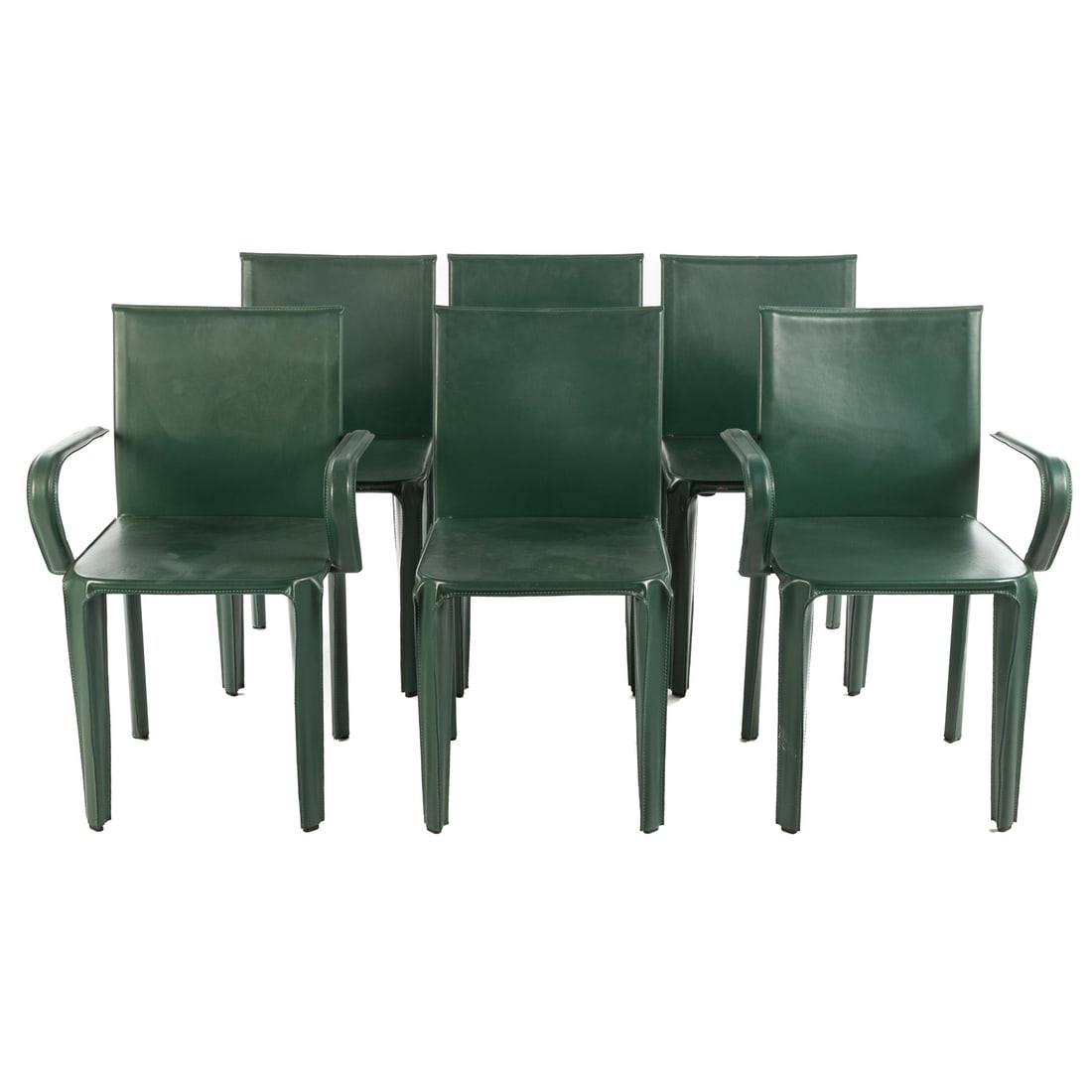 Six Roche Bobois Contemporary Leather Chairs (1 of 8)
