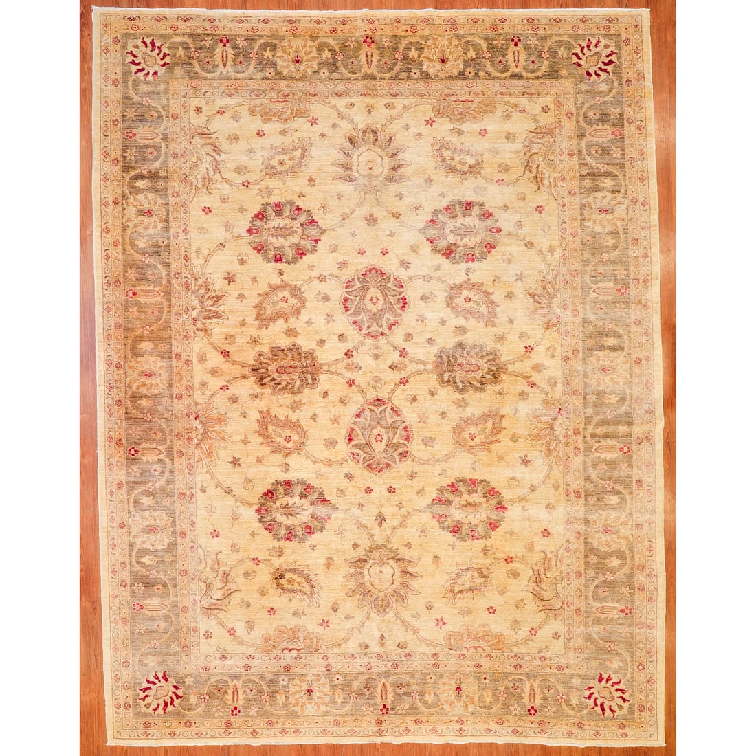 Peshawar Rug, Pakistan, 9 x 11.8 (1 of 4)