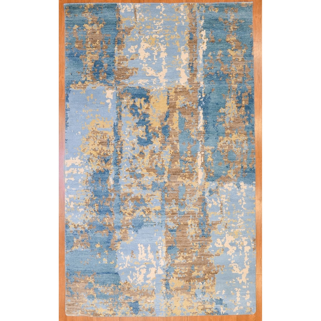 Modern Indo Design Rug, India, 5 x 8 (1 of 3)