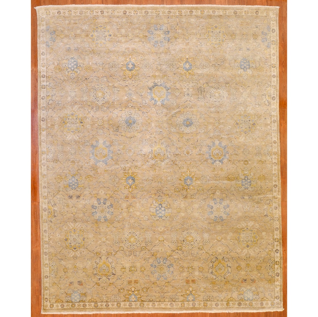 Modern Indo Rug, India, 7.10 x 9.10: Modern, hand-knotted, wool pile