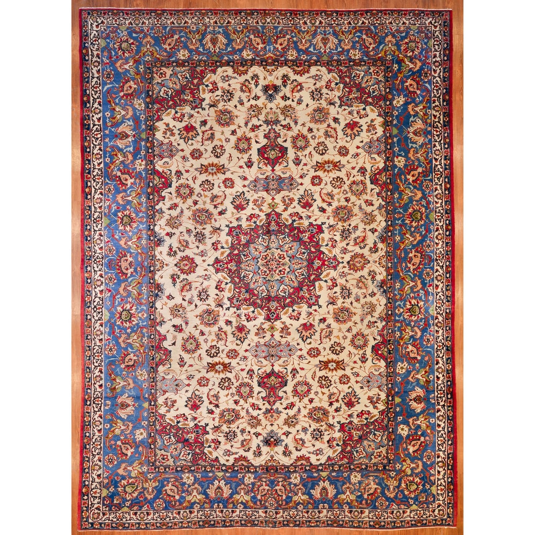 Semi-Antique Isfahan Carpet, Persia, 10 x 14 (1 of 7)