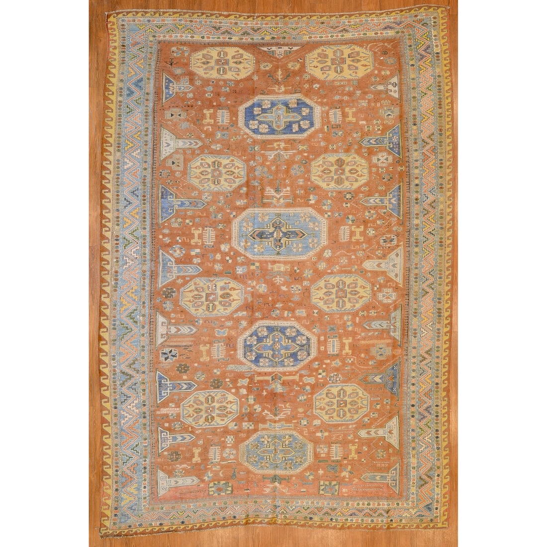 Semi-Antique Soumak Rug, Caucasus, 6.9 x 9.9 (1 of 5)