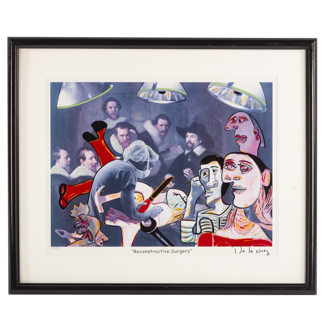 Nelson De la Nuez. "Reconstructive Surgery," seriolithograph (1 of 4)
