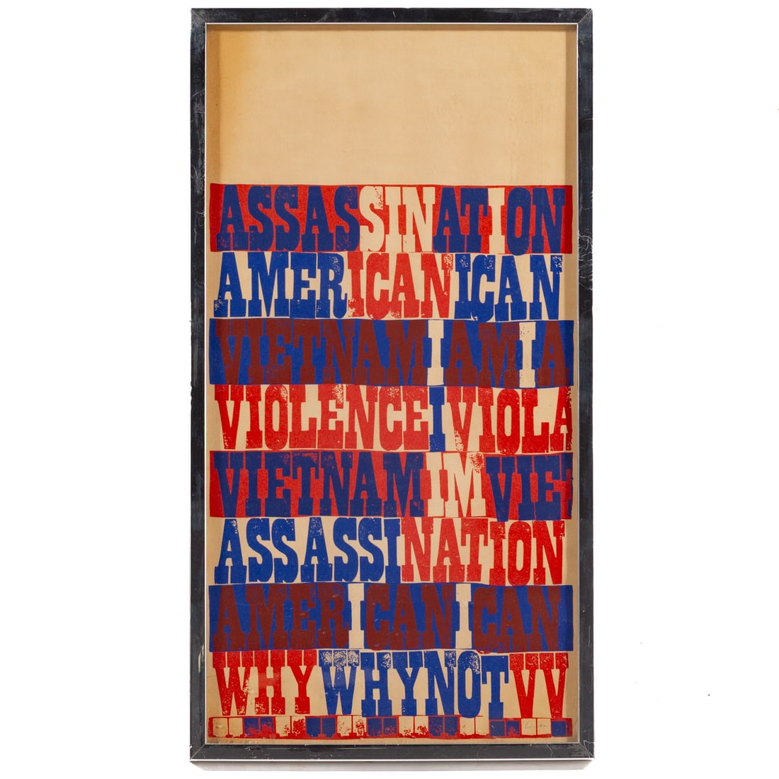Mary Corita Kent. "American Sampler 1969," screenprint (1 of 4)