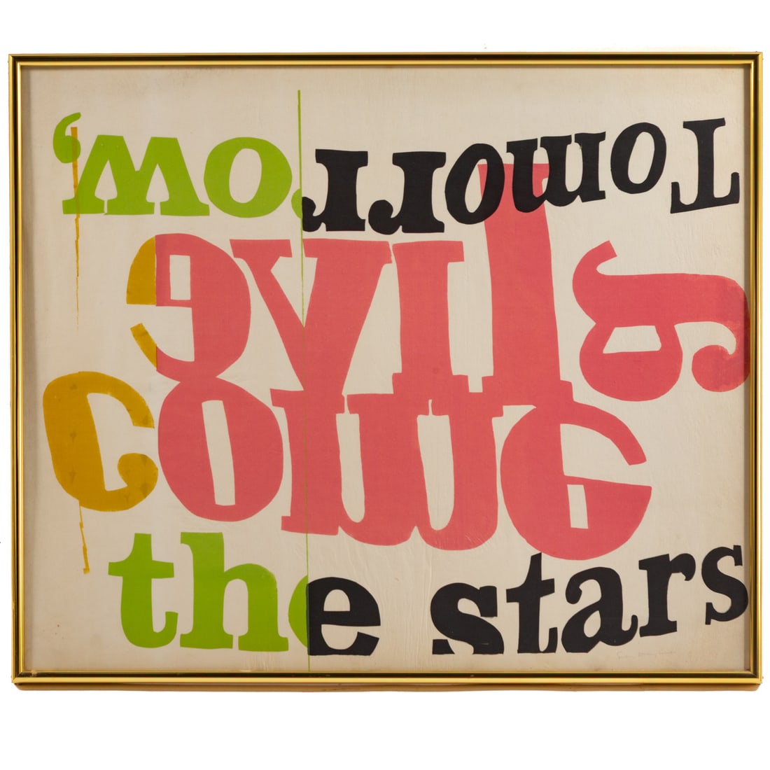 Mary Corita Kent. "Tomorrow the Stars," screen (1 of 3)