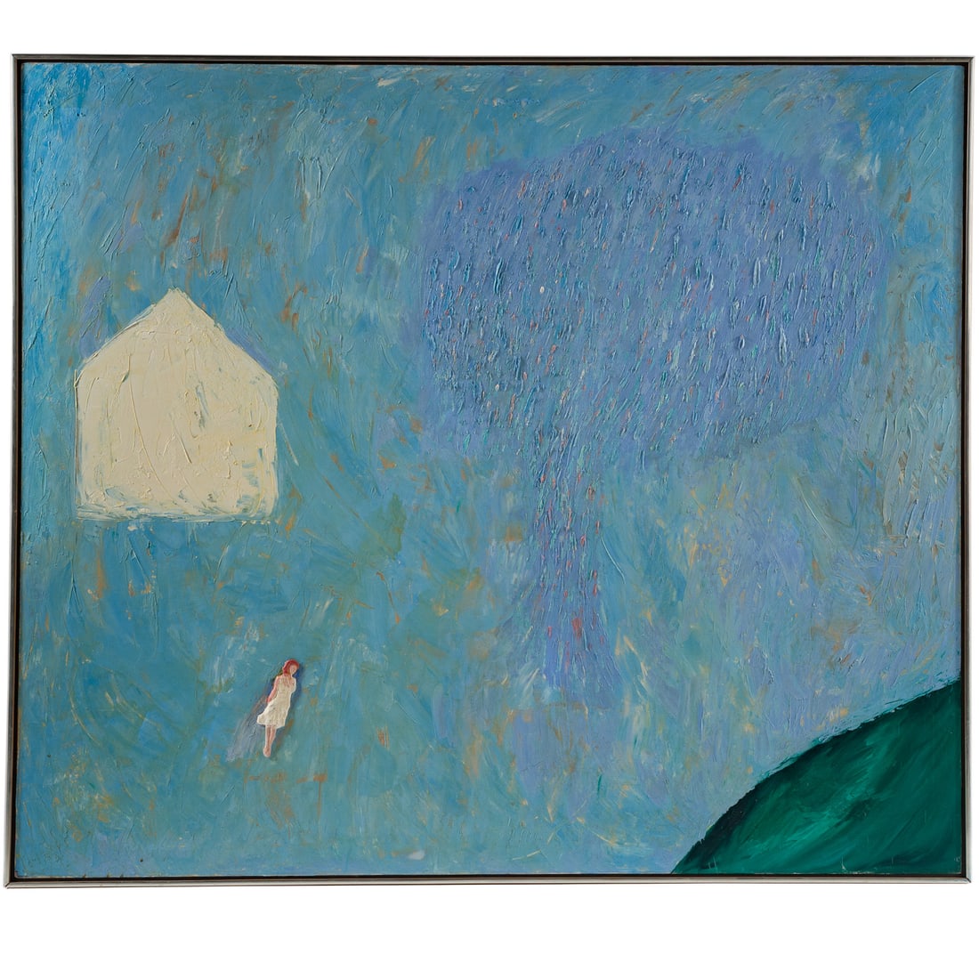 Valta Us. "Blue Haze," oil (1 of 6)