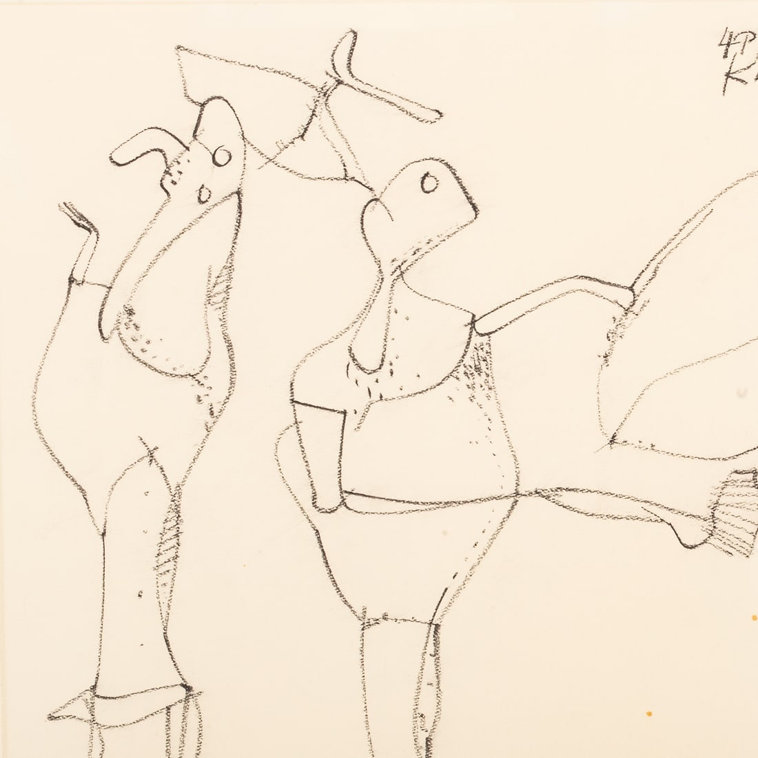 Keith Morrow Martin."4PK," graphite - 2