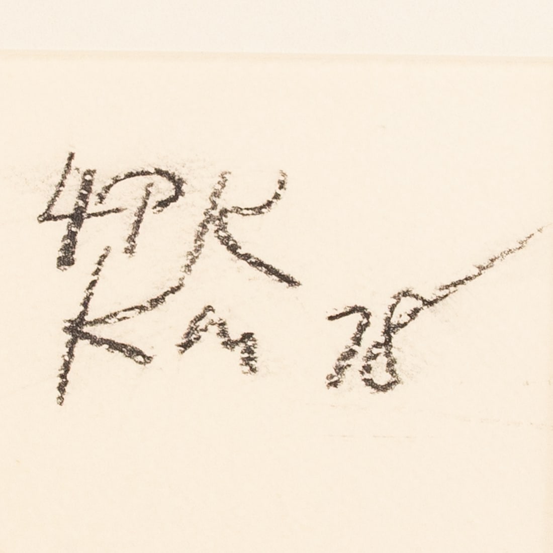 Keith Morrow Martin."4PK," graphite - 3