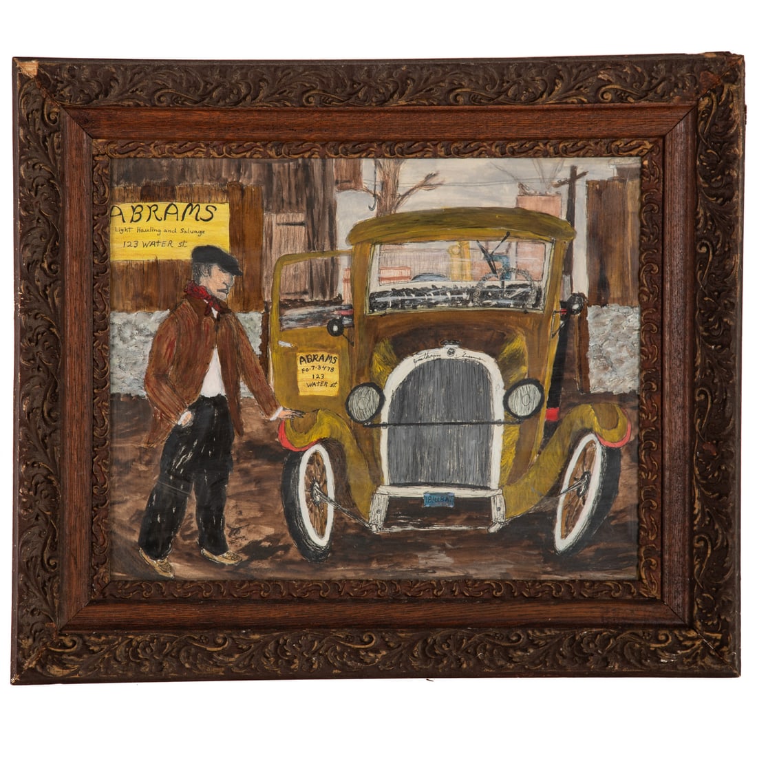 Jonathan Greene. Green Car, oil (1 of 4)