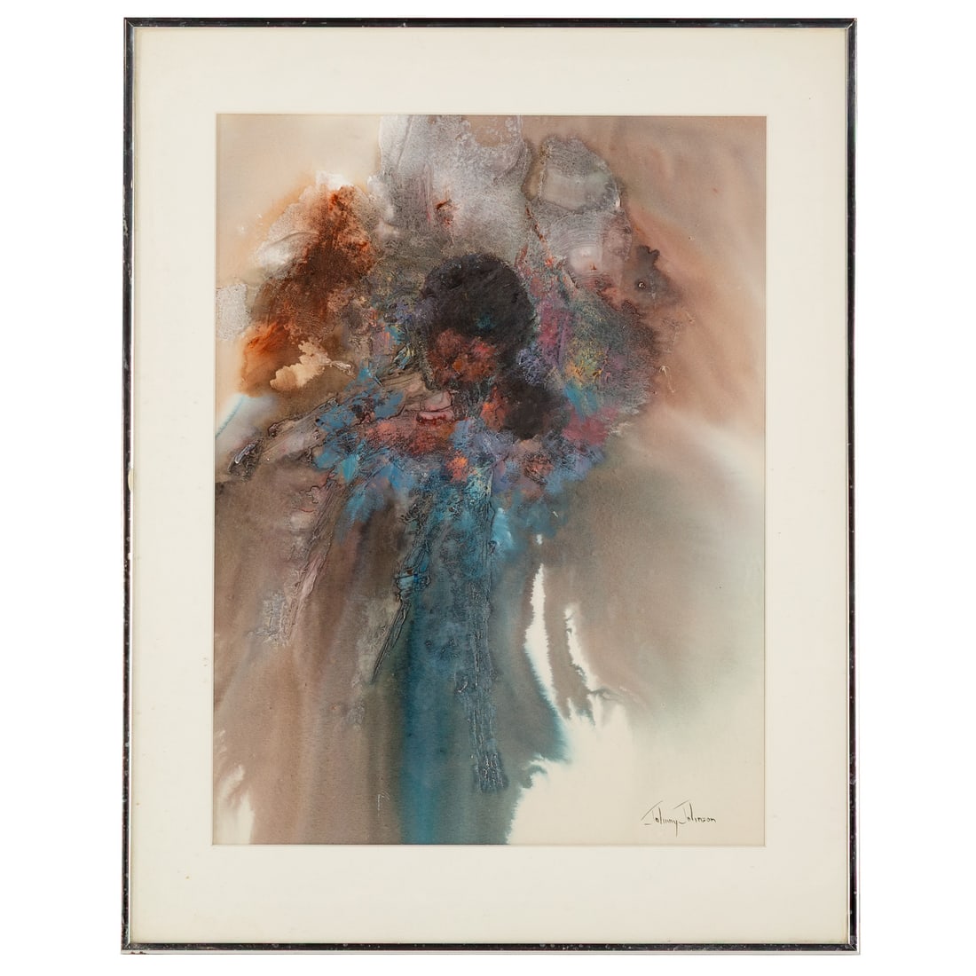 Johnny P. Johnson. "Mother and Child," mixed media (1 of 4)
