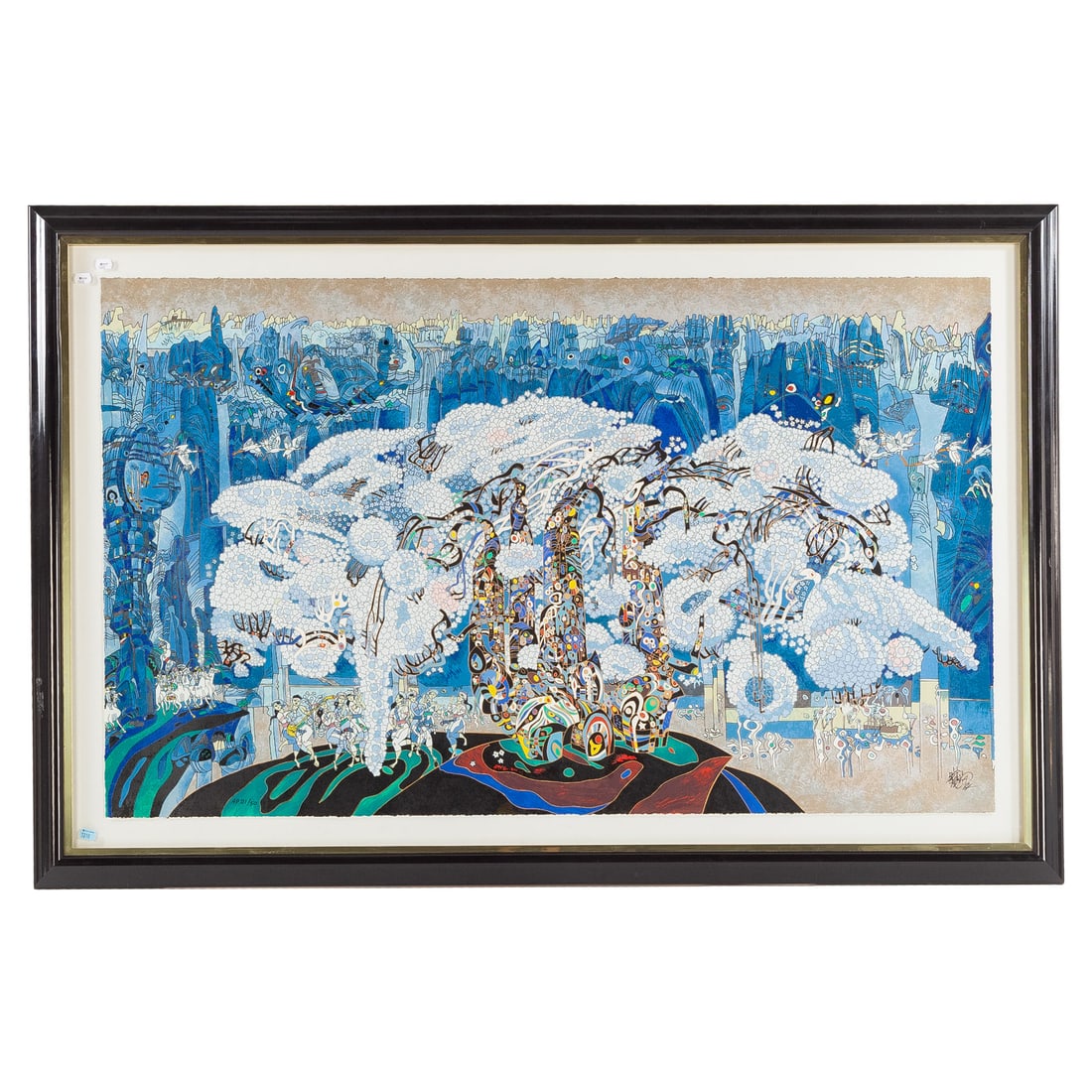 Jiang Tiefeng. "Stone Forest," serigraph (1 of 5)