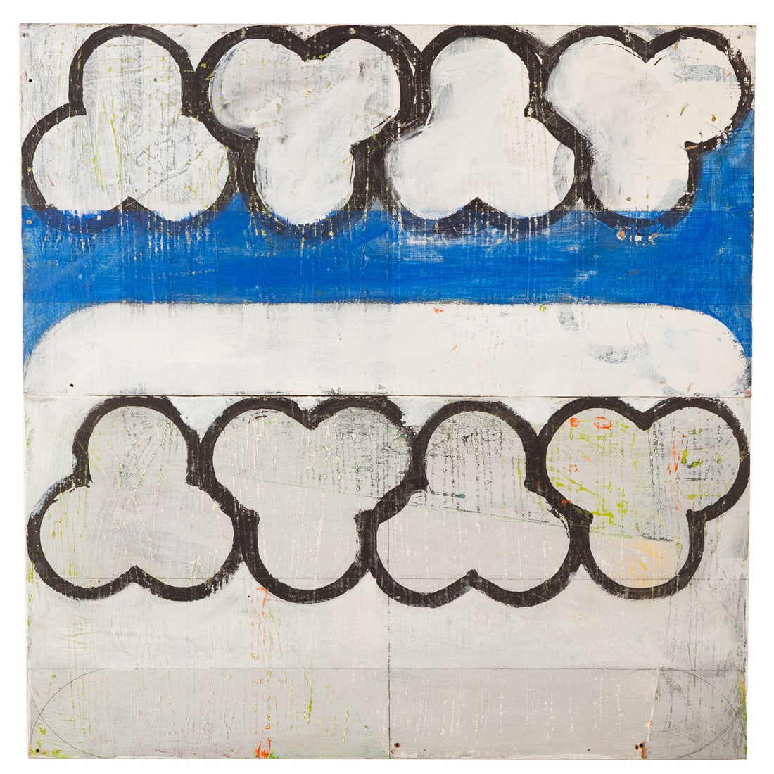 James von Minor. "Trefoil Diptych," acrylic (1 of 4)
