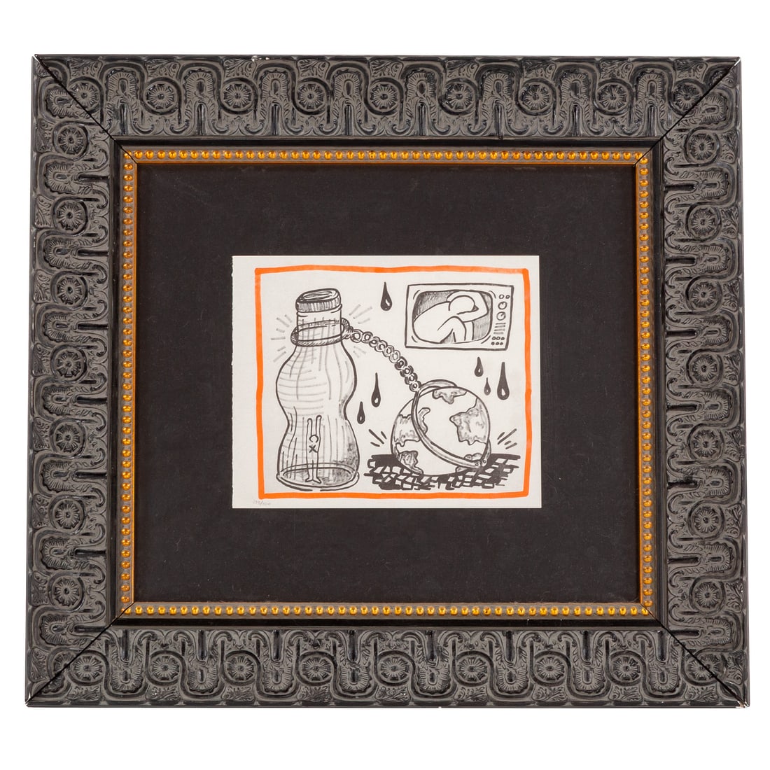 Keith Haring. "Untitled," lithograph (1 of 5)
