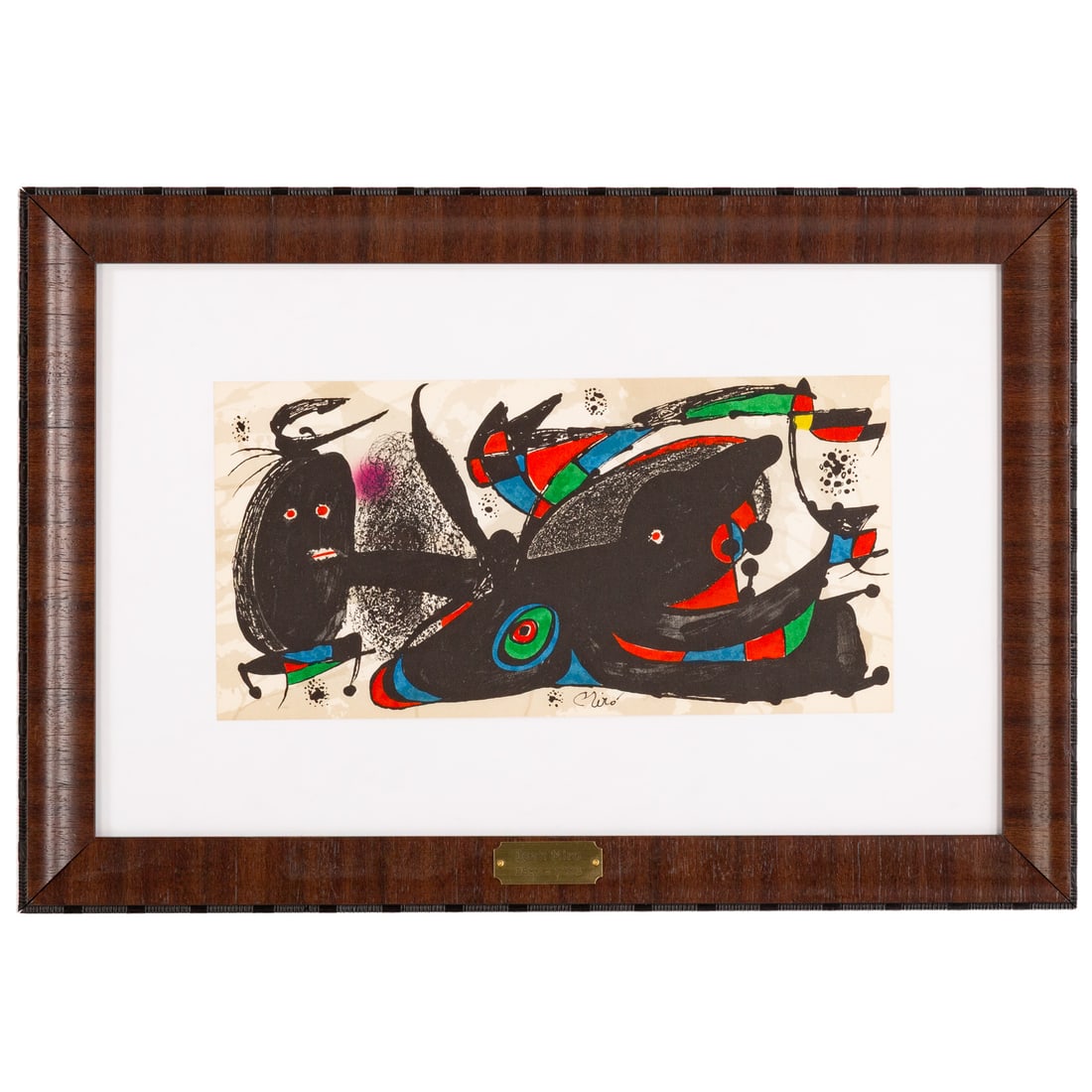 Joan Miro. "Great Britain," lithograph (1 of 6)