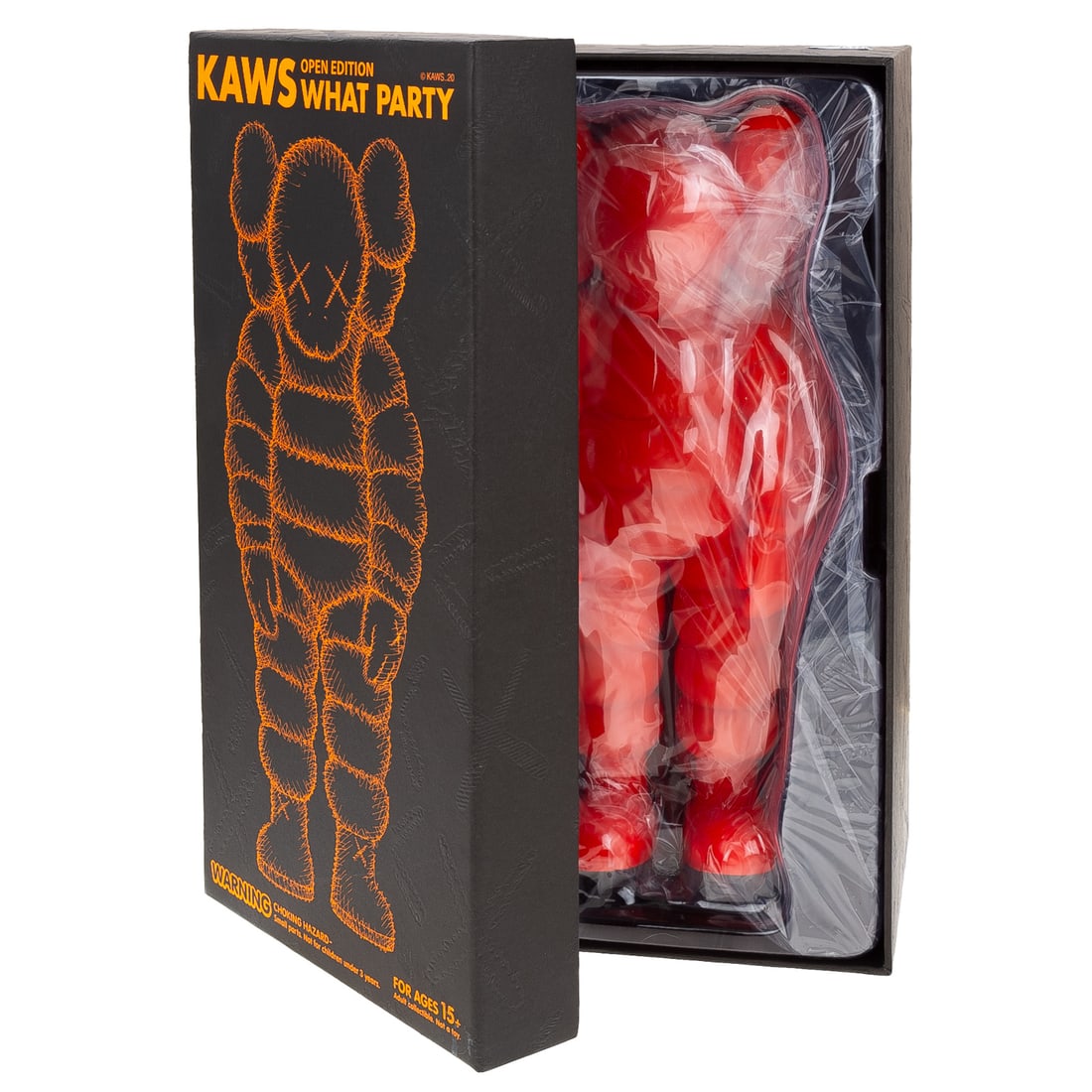 KAWS. "What Party (Orange)," cast vinyl (1 of 6)