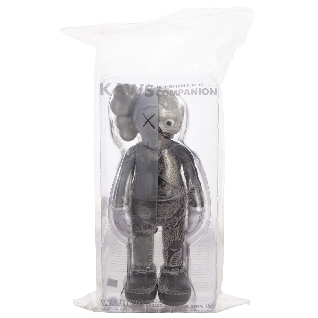 KAWS. "Companion-Flayed (Grey)," cast vinyl (1 of 6)