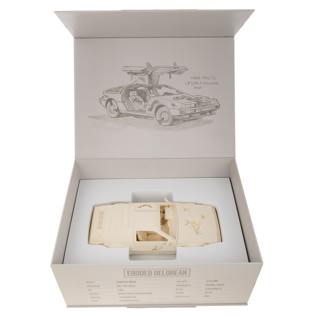 Daniel ARSHAM "Eroded DeLorean" - 3