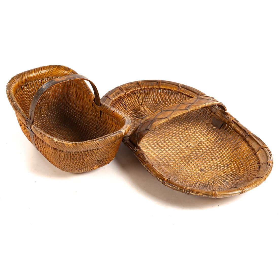 Two Chinese Woven Baskets (1 of 4)