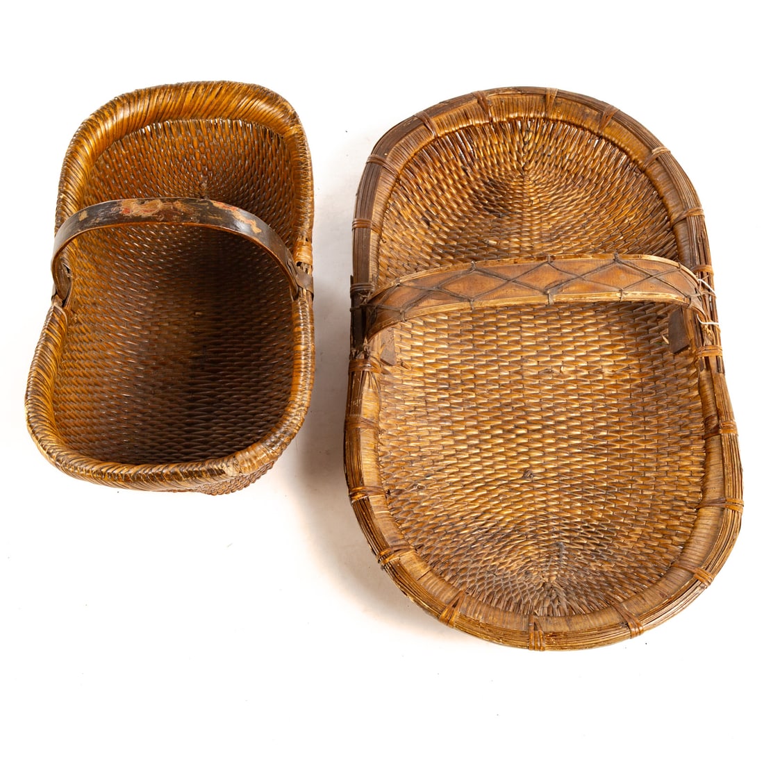 Two Chinese Woven Baskets - 2