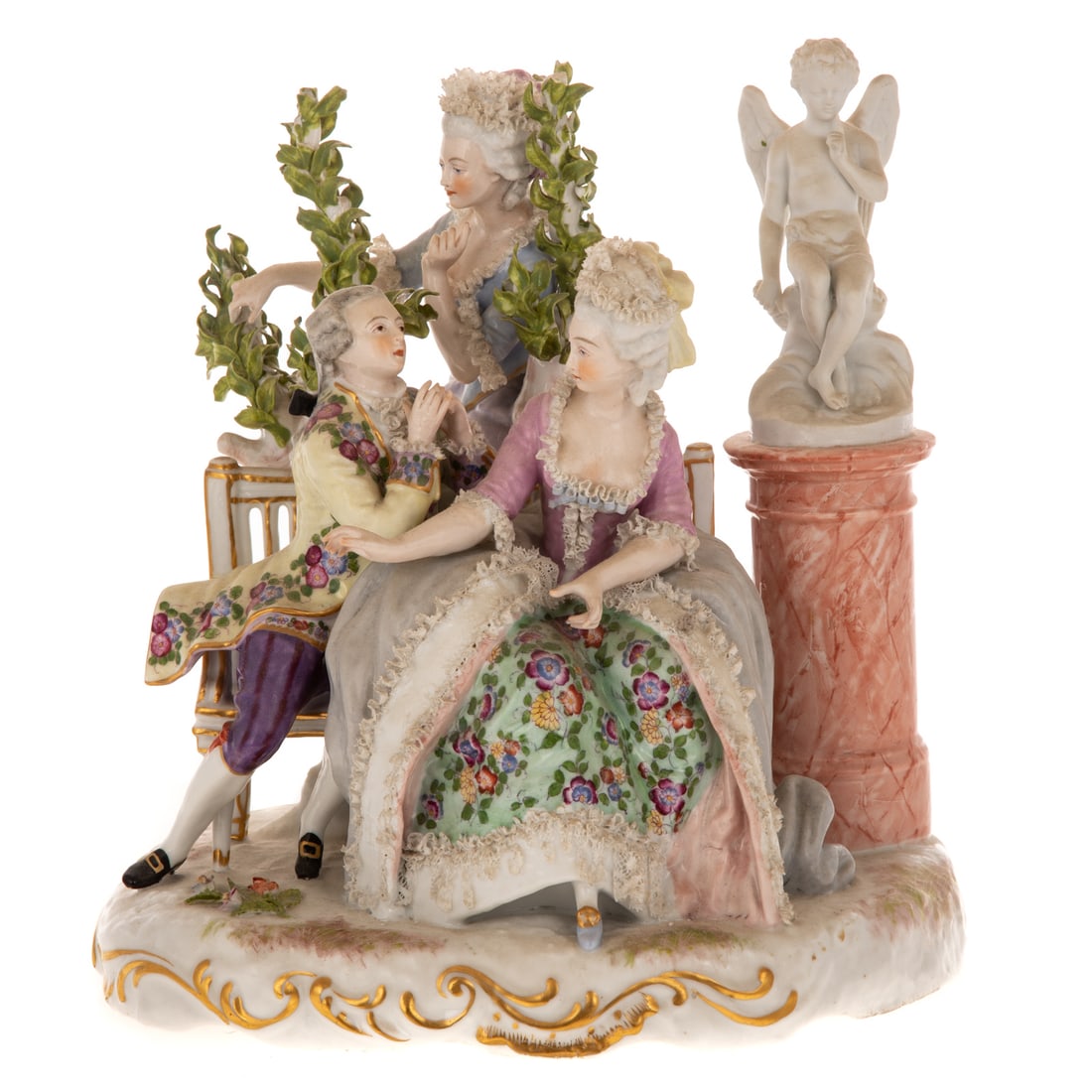 A Meissen Style Porcelain Figural Group (1 of 5)