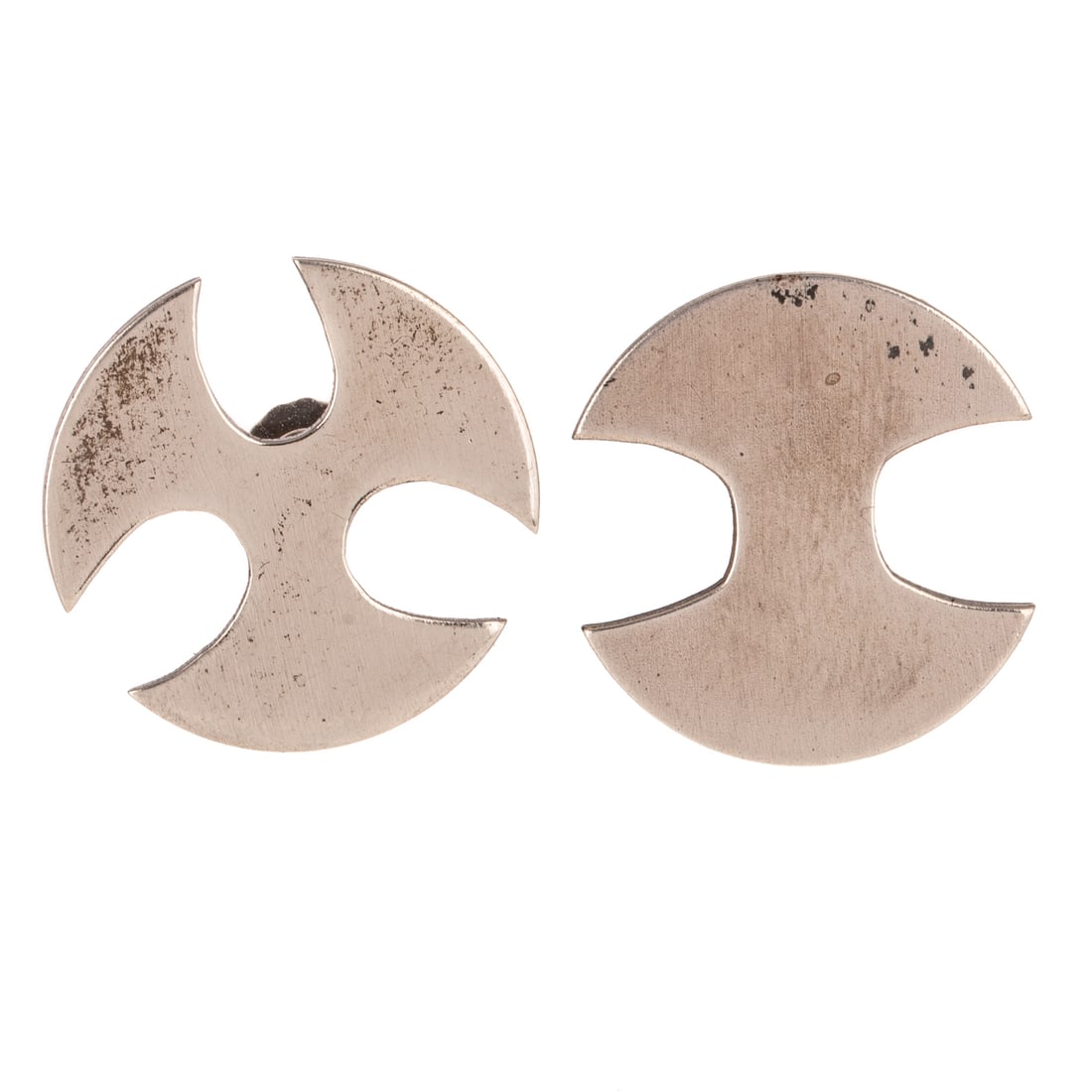 A Pair of Betty Cooke Ear Clips in Sterling Silver (1 of 3)