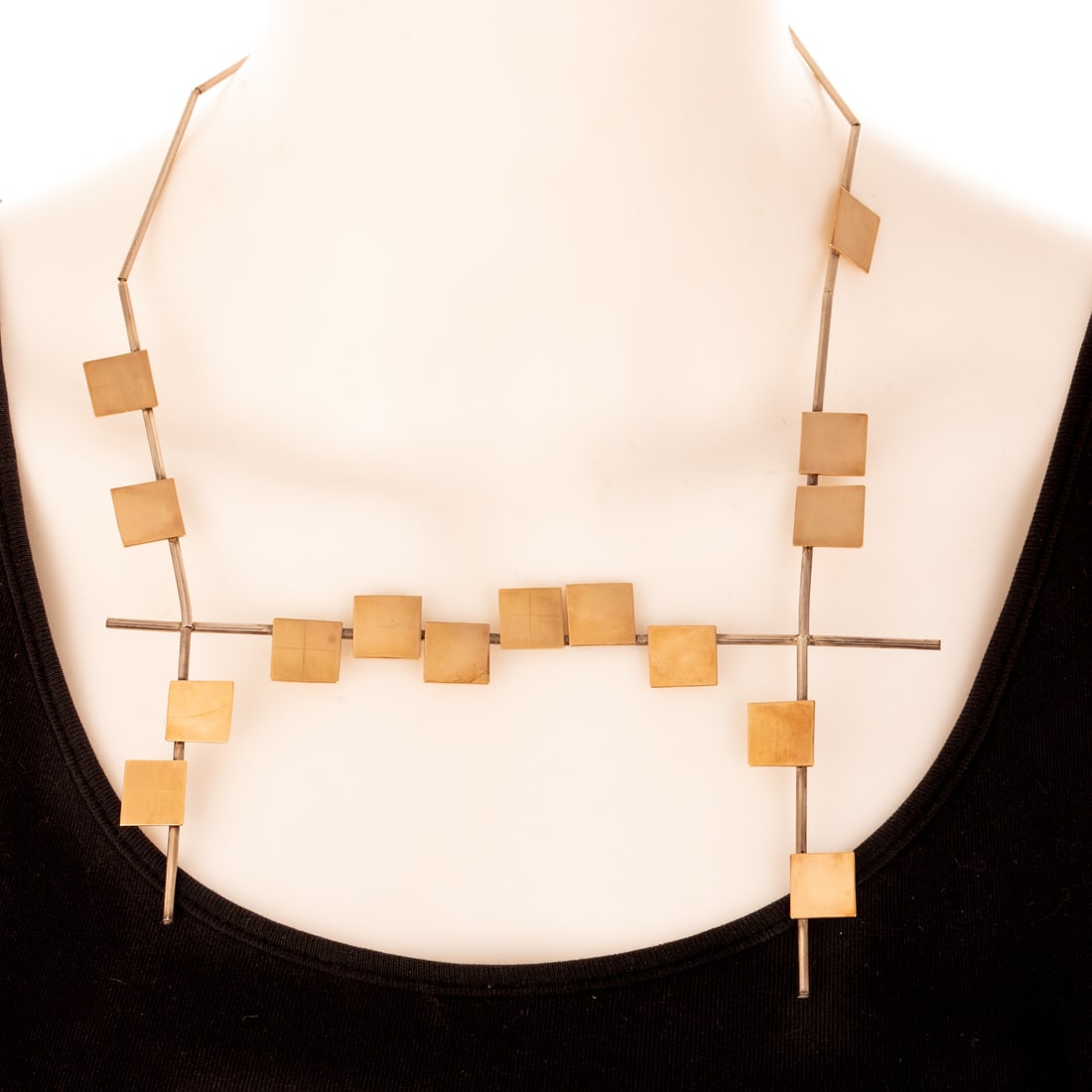 A Betty Cooke Statement Necklace in 14K & Sterling Silver (1 of 3)