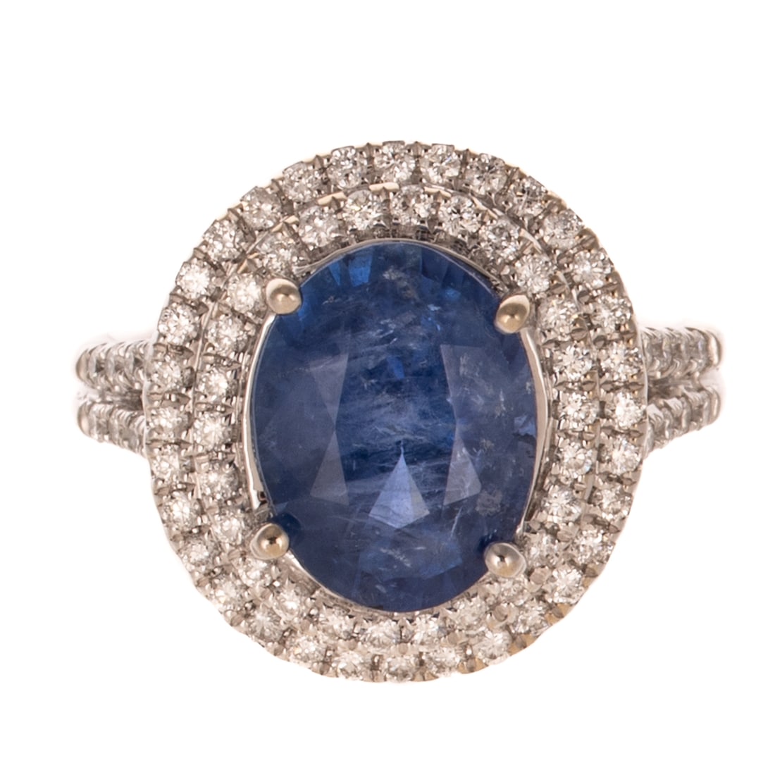 A GIA 4.40 ct Ceylon Sapphire Ring in 18K (1 of 6)