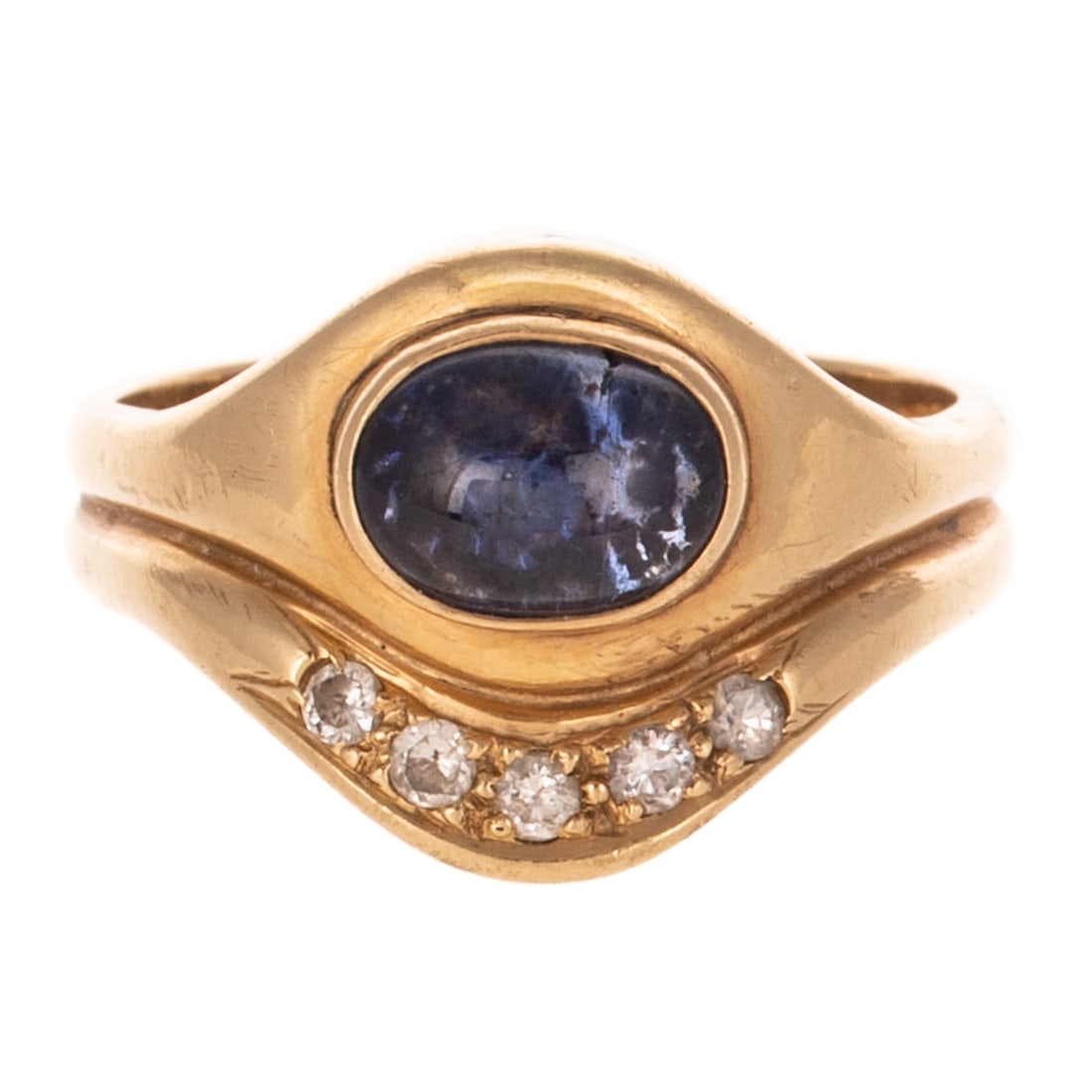 A Kai-Yin Lo Sapphire & Diamond Ring in 14K (1 of 5)