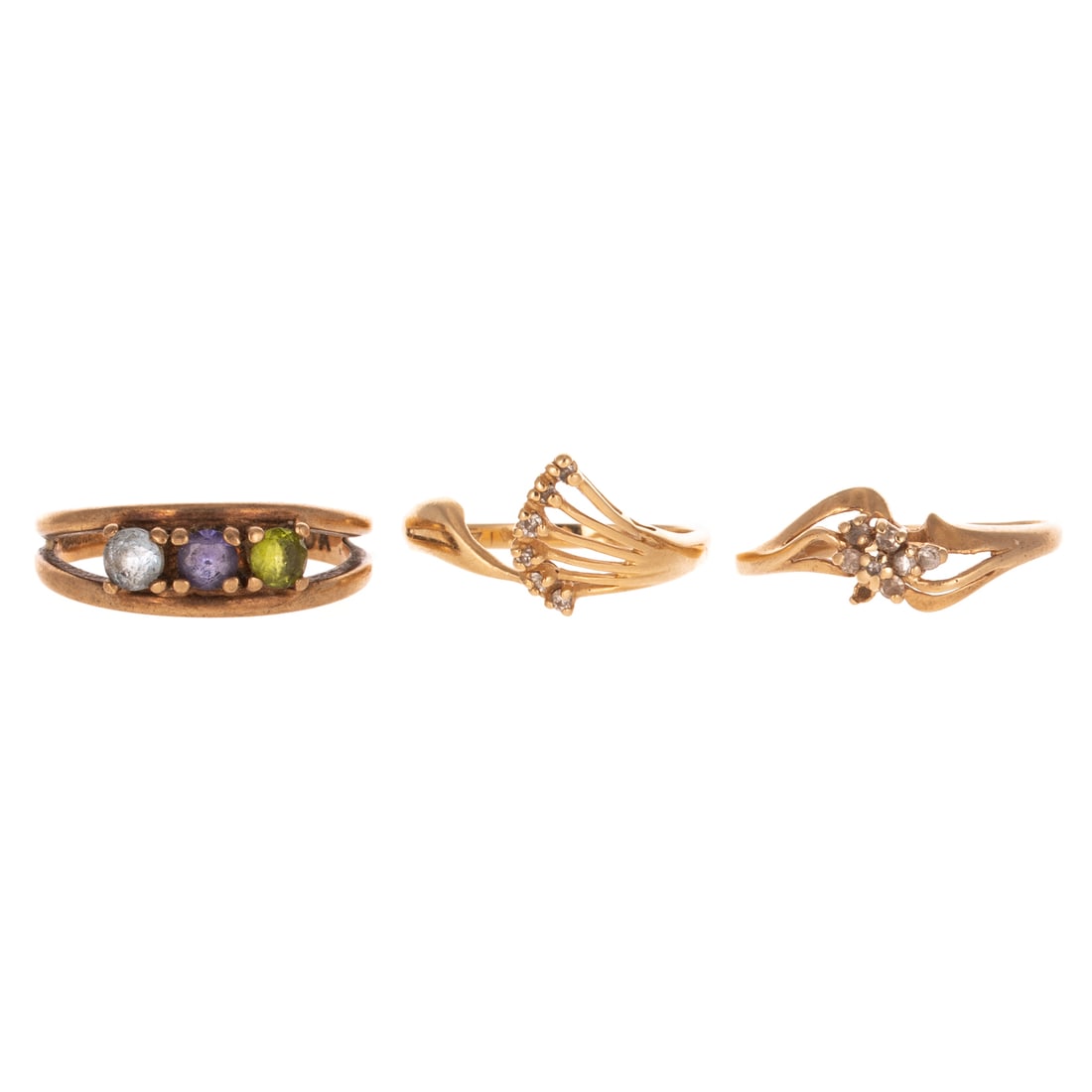 A Group of Vintage Rings in 10K (1 of 5)