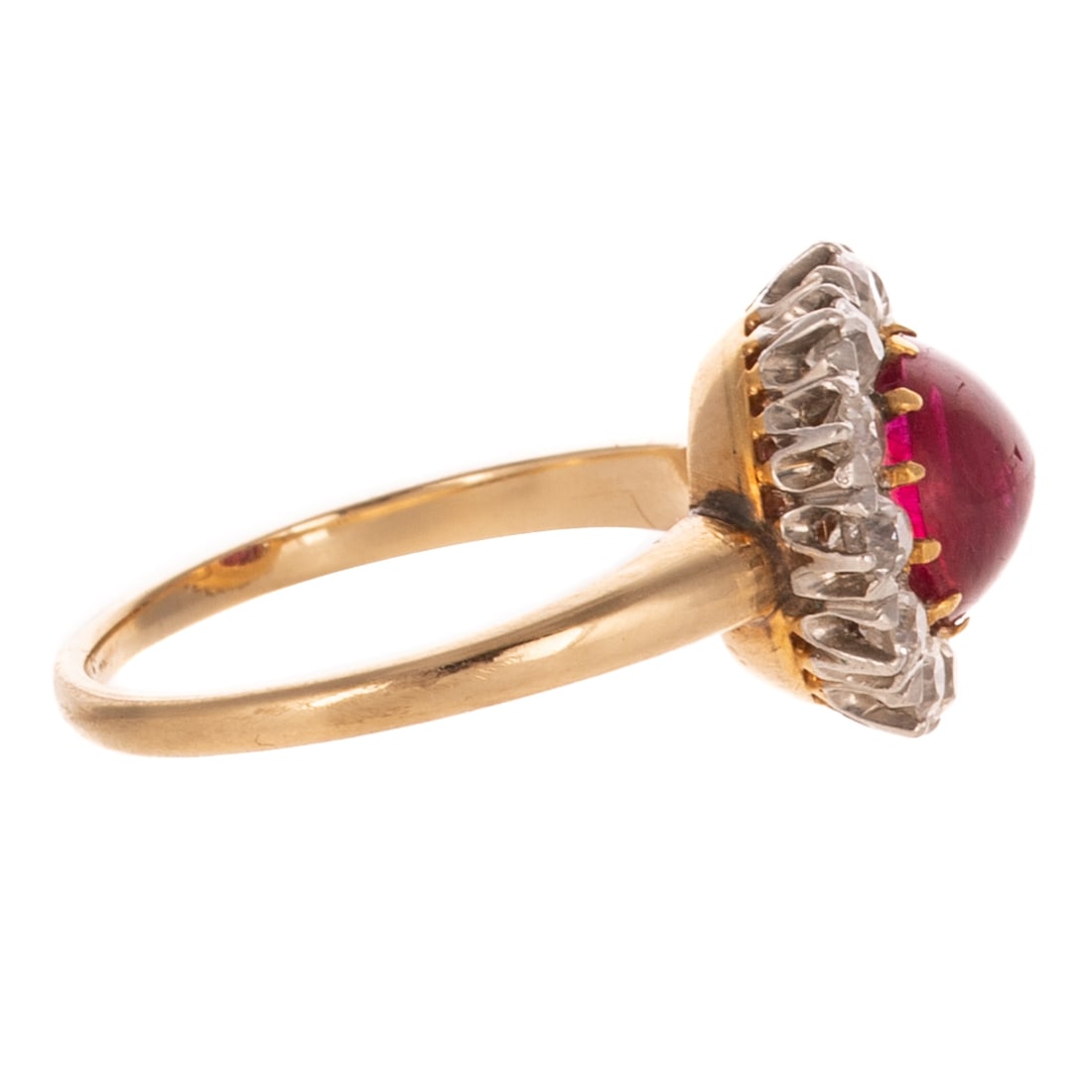 A Ruby & Diamond Dinner Ring in 14K - 2