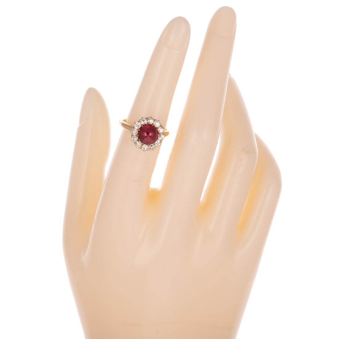 A Ruby & Diamond Dinner Ring in 14K - 5