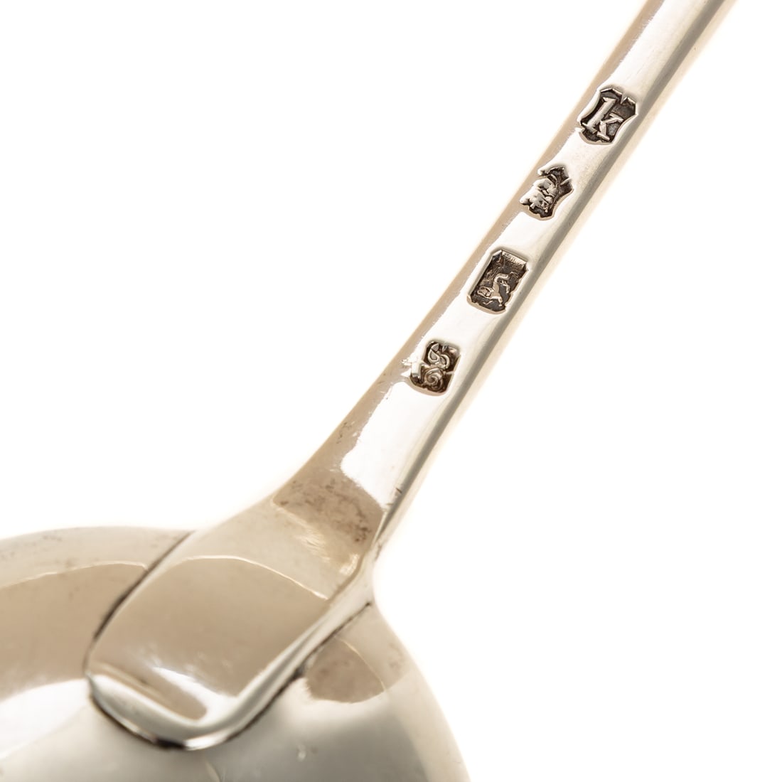 George II Silver Stuffing Spoon - 2