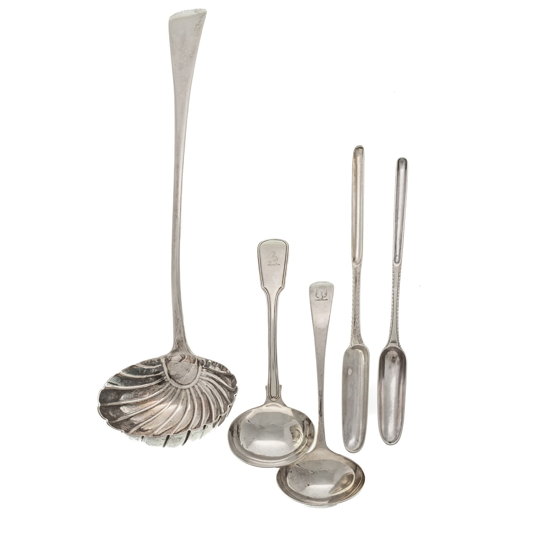 Five Pieces of George III Silver Flatware (1 of 4)
