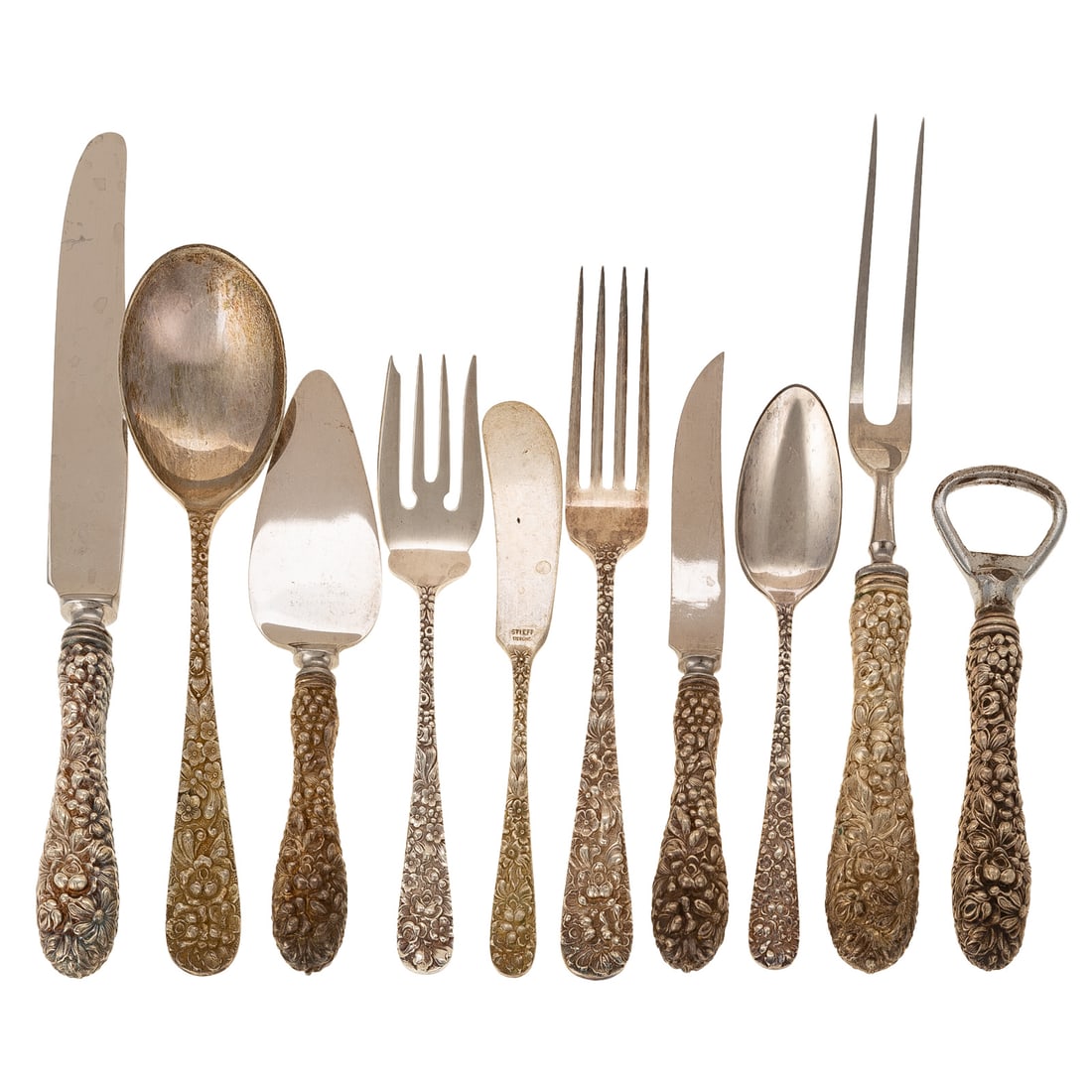 Stieff Sterling "Rose" Flatware Service (1 of 7)